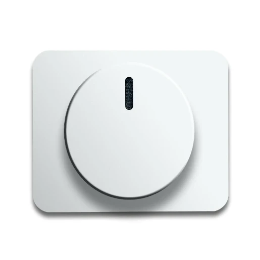 ABB Busch-Jaeger Alpha Centraalplaat draaiknop wit RAL 9016 2CKA006599A2324