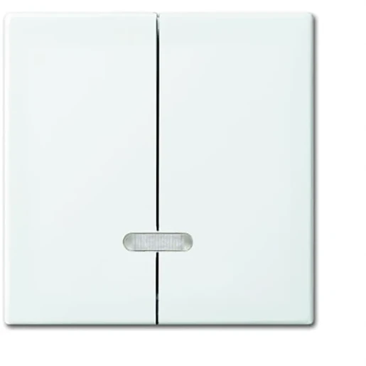 ABB Busch-Jaeger Balance Bedieningselement toets seriedimmer 6565U SI-B tweedelige drukker wit RAL 9010 2CKA006599A3019