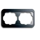 ABB Busch-Jaeger Alpha nea Afdekraam 2-voudig Horizontaal Platina IP20 2CKA001754A1629