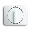 ABB Busch-Jaeger Alpha Centraalplaat 2710/1U knevelgreep wit RAL 9016 2CKA001710A3428