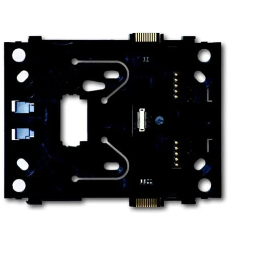 ABB Busch-Jaeger i-bus KNX powernet knx bodemplaat schakelmateriaal 1-voudig Verticaal Mat zwart RAL 9005 2CKA006310A0134