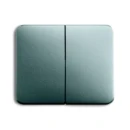 ABB Busch-Jaeger Alpha bedieningselement serie wissel aan / uit enkele wip titanium 2CKA001751A2838