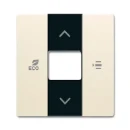 ABB Busch-Jaeger F@home centraalplaat fancoil enkele drukker beige RAL 1013 2CKA006220A0412