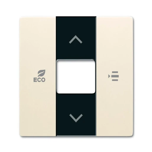 ABB Busch-Jaeger F@home centraalplaat fancoil enkele drukker beige RAL 1013 2CKA006220A0412