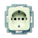 ABB Busch-Jaeger SI wandcontactdoos centraalplaat inbouw 16A 250V RA KV Glanzend RAL 1013 IP20 2CKA002013A4920