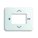 ABB Busch-Jaeger Alpha Centraalplaat timer 6455-56 1098U(F) centraalplaat wit RAL 9016 2CKA006430A0295