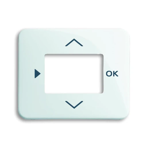 ABB Busch-Jaeger Alpha Centraalplaat timer 6455-56 1098U(F) centraalplaat wit RAL 9016 2CKA006430A0295