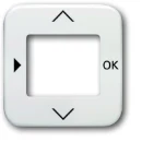 ABB Busch-Jaeger Reflex SI Centraalplaat timer 6455-56 1098U(F) enkele drukker wit RAL 9010 2CKA006430A0286