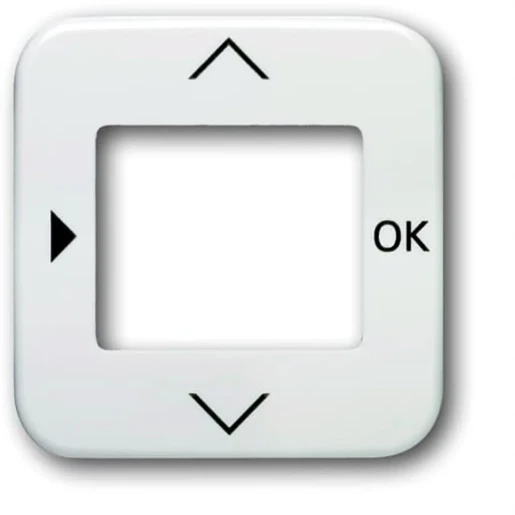 ABB Busch-Jaeger Reflex SI Centraalplaat timer 6455-56 1098U(F) enkele drukker wit RAL 9010 2CKA006430A0286