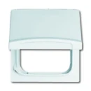 ABB Busch-Jaeger centraalplaat + kd verloop si ip44 70x70x32mm klapdeksel beige RAL 1013 2CKA001710A2272