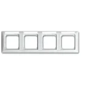 ABB Busch-Jaeger Balance Tekstafdekraam 4-voudig Horizontaal Wit RAL 9010 IP20 2CKA001754A4551