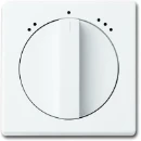 ABB Busch-Jaeger Future Solo Axcent Carat Centraalplaat + 2711U knevelgreep wit RAL 9016 2CKA001710A3512