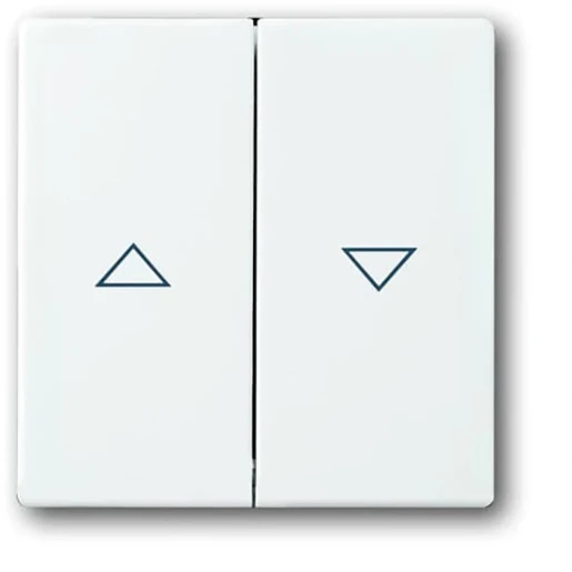 ABB Busch-Jaeger Future Solo Axcent Carat Bedieningselement tweedelige wip wit RAL 9016 2CKA001751A2756