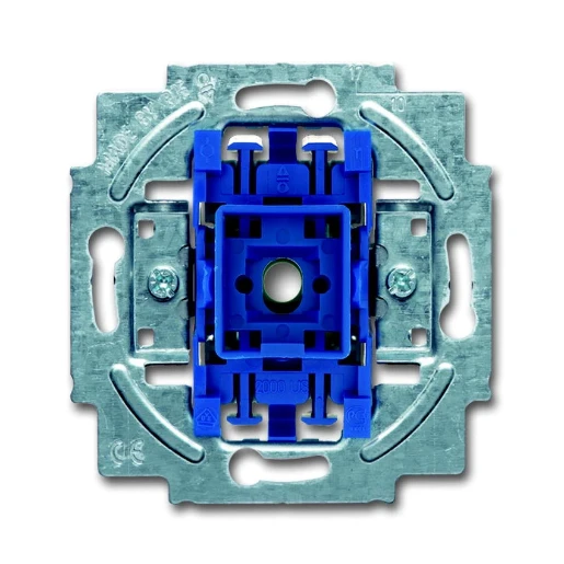 ABB Busch-Jaeger Installatieschakelaar zonder klauwen Wisselschakelaar inbouw 10AX RAL 5010 IP20 2CKA001012A1598