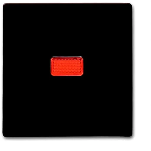 ABB Busch-Jaeger bedieningselement rode lens wis contr aan / uit enkele wip bruin RAL 8017 2CKA001731A1964