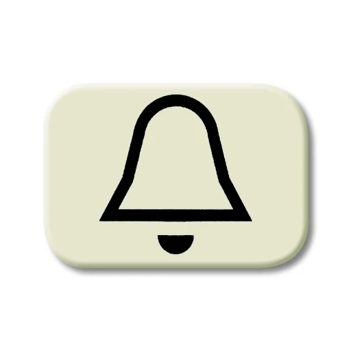 ABB Busch-Jaeger SI bel symbool fluorecerend Symbool 