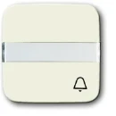 ABB Busch-Jaeger SI pulsdrukker aan / uit enkele wip beige RAL 1013 2CKA001731A0629