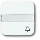 ABB Busch-Jaeger Reflex SI bedieningselement pulsdrukker aan / uit enkele wip wit RAL 9010 2CKA001731A0538