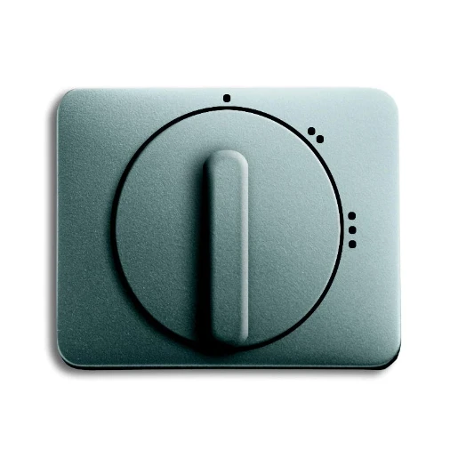 ABB Busch-Jaeger Alpha Centraalplaat 2710/1U knevelgreep titanium 2CKA001710A3467