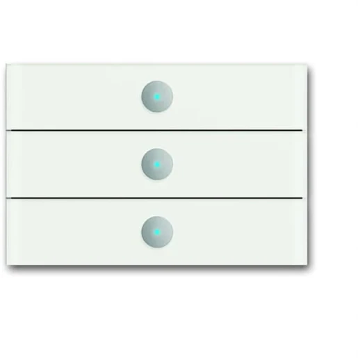 ABB Busch-Jaeger KNX, axcent Tastsensor KNX 3-voudig wit inbouw IP20 2CKA006310A0171