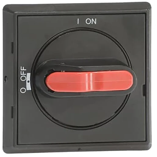 ABB Bedieningsknop zwart IP65 vergrendelbaar (niet te overbr.) voor OT 1