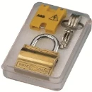 ABB SCHAKELVERGRENDELING EN HANGSLOT MET 2 SLEUTELS