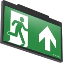 Van Lien Evago noodverlichtingsarmatuur Vluchtwegindicatie Wandopbouw zwart IP40 met pictogram 7TCA091160R0511