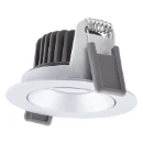Ledvance Adjust LED verstelbare inbouwspot symm 3000K 680lm 81x81mm faseaanijding faseafsnijding 21-40° - Mediumstralend zilver 4058075799707