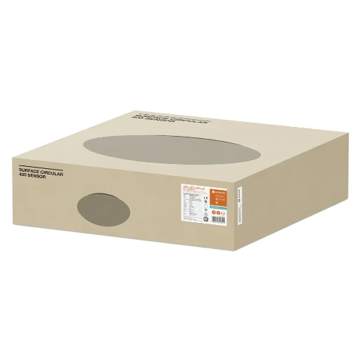 Ledvance Surface Circular LED wand- en plafondarmatuur 4000K 1920lm 400mm Ø400mm bewegingssensor lichtsensor Vrijstr Steekklem IP44 wit 4058075618121