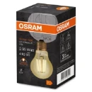 Osram Vintage 1906 E27 classic led-lamp 2400K 410lm 105mm 300° 220 - 240V Helder glas goud 4058075293090