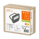 Ledvance Performance LED Schijnwerper symm 3000K 122x131mm >80° - Extreem breedstralend Steekklem zwart 4058075420847