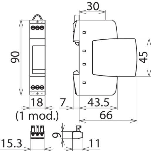Dehn dehnrail m 2p 75 fm