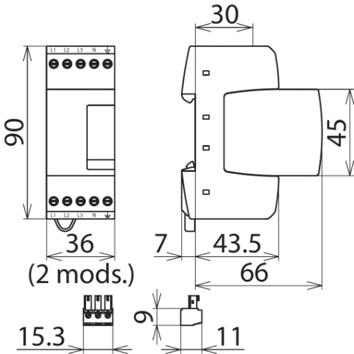 Dehn dehnrail m 4p 255 fm