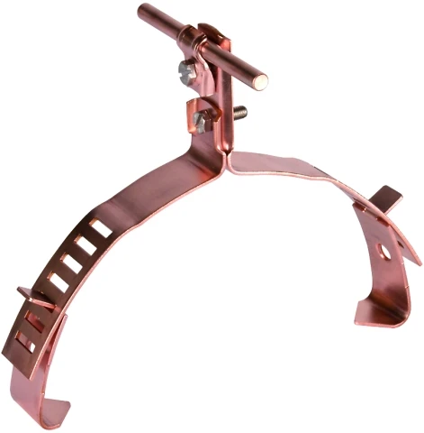 Dehn Roof conductor holder dehnquick cu f.rd 6-10mm adjustable 120-240mm