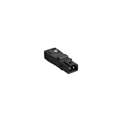 Lumiparts Lupa-con lupa-con connector male plat zwart epcom/2 Stekker/klem zwart 5.01.0384