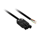 Lumiparts Aansluitsnoer 3x1,5mm² 0,5m zwart