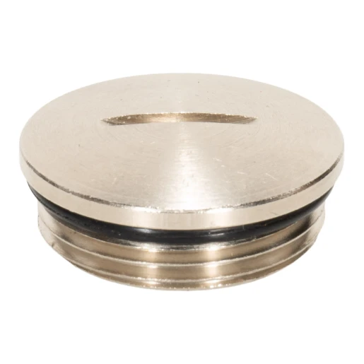 Ortac M16X1,5 BLINDSTOP MESSING VERNIKKELD