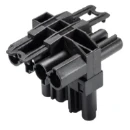 Wieland Gst18i4 t-splitter zwart