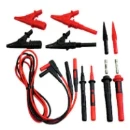 Kyoritsu GEZEKERDE MEETSNOERENSET MET MEETPENNEN EN KROKODILLEKLEMMEN (RD/ZW)