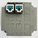 Isolectra ABB HAF DEKSEL MET 2X GST15I2 FEMALE PASTELBLAUW