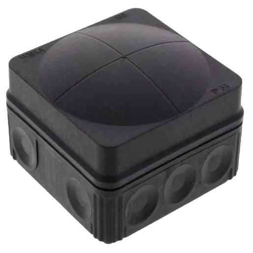 Wiska KUNSTSTOF KABELDOOS 160X140MM ZWART