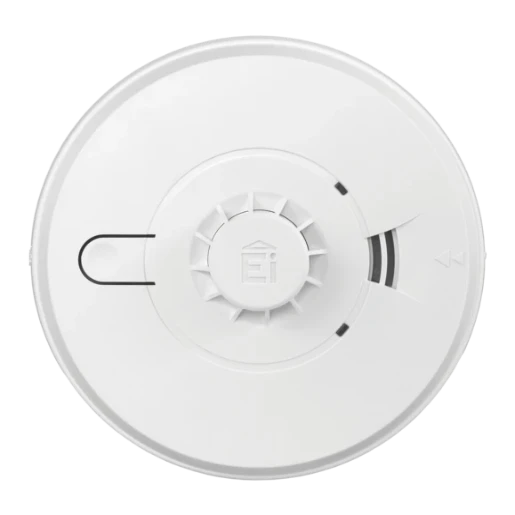 EI Electronics Hittemelder Netvoeding Alkaline AC Wit opbouw montage 58°C 220701