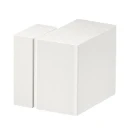 OBO Signa wandgoot buitenhoek wandgoot 120x137mm Halogeenvrij wit RAL 9010 6132741