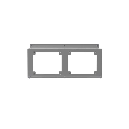 HPL Multibox inbouwpaneel 2-voudig geschikt voor multibox behuizing 2 inbouwelementen 630.0031