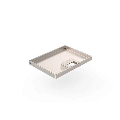 HPL dekselset 2-voudig RVS 115x154mm 582.0020D