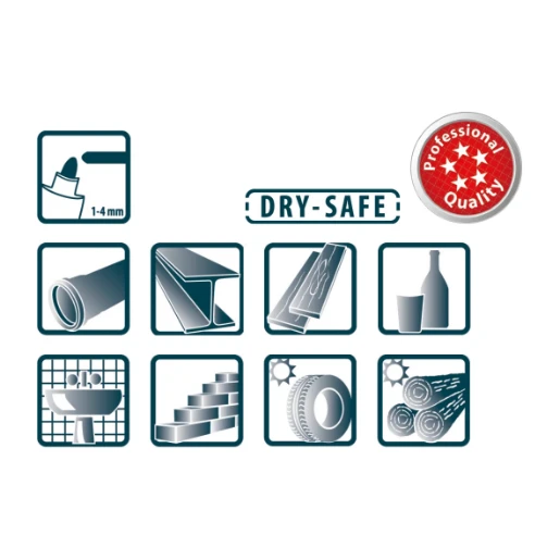 Pica Marker 1-4mm rond (1 stuk = 10) Zwart PI52046