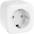 Niko Home Control wandcontactdoos slimme stekker zigbee 16A 250V RA KV Mat wit RAL 9010 IP20 552-80698