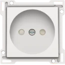 Niko Original / Intense Centraalplaat contactdoos 2-polig centraalplaat wit RAL 9010 101-66501