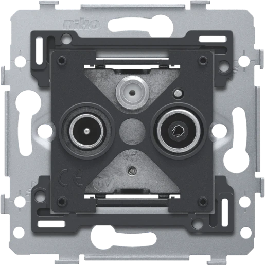 Niko antennecontactdoos inbouw 3v TV/RD/SAT einddoos IP41 170-79551