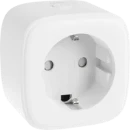 Niko Home Control wandcontactdoos slimme stekker zigbee 16A 250V RA KV Mat wit RAL 9010 IP20 552-80698